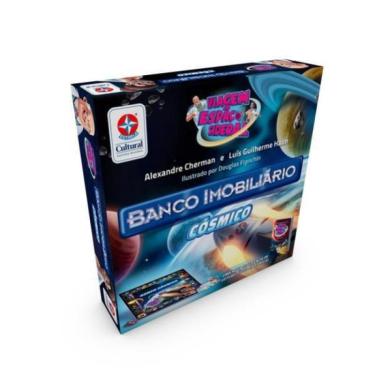 Imagem de Viagem ao espaço sideral com banco imobiliário cósmico