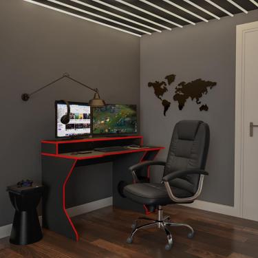 Imagem de Cadeira de Escritório Presidente Giratória Leiden Preta