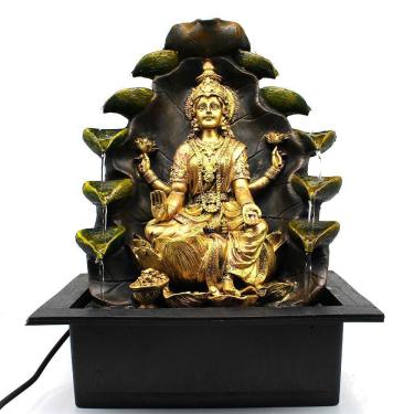 Imagem de Fonte De Água Decorativa Resina Cascata Iluminação De Led