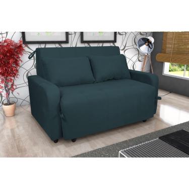 Imagem de Sofá Cama Amora Suede Petroleo B257- Matrix