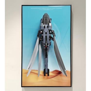 Imagem de WETCEAOM Display Wallboard for Lego Icons Dune Atreides Royal Ornithopter 10327, Gift Ideas for Lego Car Wall Mount Enthusiast, Only Wallboard, Size:17.7X 29.5in