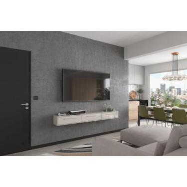 Imagem de Bancada Suspensa Para Sala Tv Bali 1,80 Lukaliam