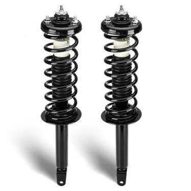 Imagem de Amortecedor traseiro compatível com Honda Accord 2008-2012, conjunto de suportes com mola helicoidal, substituto para 172563 (conjunto de 2)