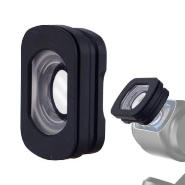 Imagem de lasuroa Lente Grande Angular Fixação Magnética Compatível com DJI Osmo Pocket 3, Lente Vidro Óptico HD 112° com Revestimento em Ambos os Lados para Osmo Pocket 3 Acessórios