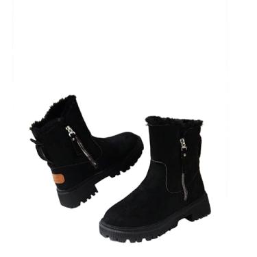 Imagem de Bota Feminina Forrada Cano Curto Nº 34 35 36 37 38 39 40 | Macia, Quentinha e Confortável com Zíper | Ideal Inverno