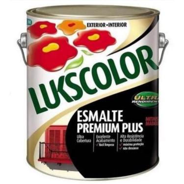 Imagem de Esmalte Sintetico Brilhante Premium Plus - Cinza Medio 3,6l - LUKSCOLO