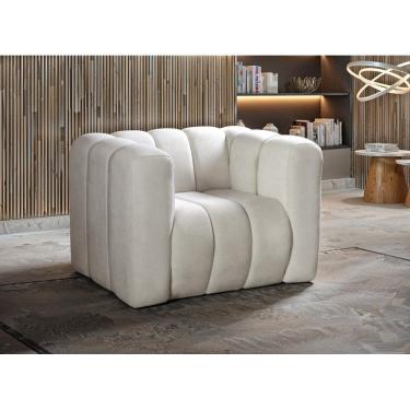 Imagem de Poltrona Mona Elegante Retrô Confortável Recepção