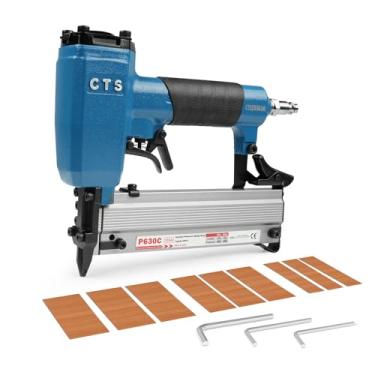 Imagem de Pregador de pino de calibre 23 CTS P630C com pregos de 3000 peças, pistola pneumática sem cabeça com gatilho de segurança, serve para pregos de pino de 12 a 30 mm, micro pinheiro de ar para armários