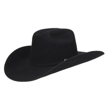 Imagem de Chapéu Feltro Premium 3x Super Bull Preto Forrado Stetson 31324