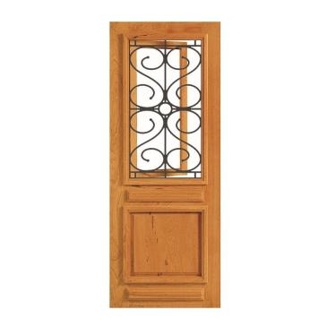 Imagem de Porta Pampulha II - Ferro e Madeira Maciça - Angelim