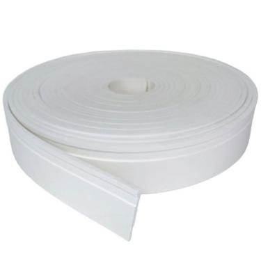 Imagem de Rodapé Autocolante Moldura Eva Flexível- 7Cm Passa Fio 10 Mt