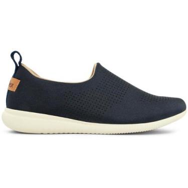 Imagem de Tenis usaflex slip on elastano af0607, 37, Azul