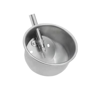 Imagem de IEUDNS Bebedouro automático para suínos, tigela de água para suínos, alimentador de gado multifuncional, fácil de usar, de aço inoxidável, dispensador para, 22 Cm de Diâmetro