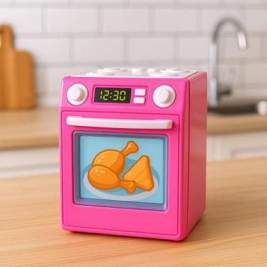 Imagem de Brinquedo Infantil Fogão Gourmet 19cm 24M+ Forno Abre Porta - BS TOYS
