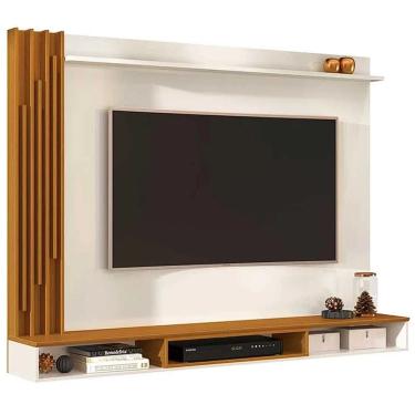Imagem de Painel Aston para TV até 55 Polegadas EDN Cor Off White Cedro