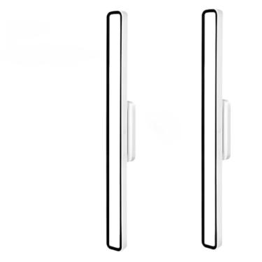 Imagem de Lâmpada de mesa LED recarregável, iluminação ampla para estudo e trabalho, suporte magnético de 360 graus, design sem fios, abajur contemporâneo (KIT2 TD122-45CM)