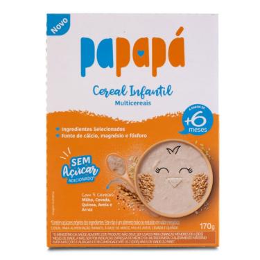 Imagem de Cereal infantil Papapá Multicereais 170g