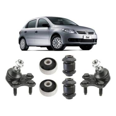 Imagem de Kit Bucha Pivô Bandeja Suspensão Dianteira Gol 17 2018 2019