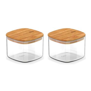 Imagem de Kit 2 Pote Hermético Organizador De Mantimentos 450Ml Ou