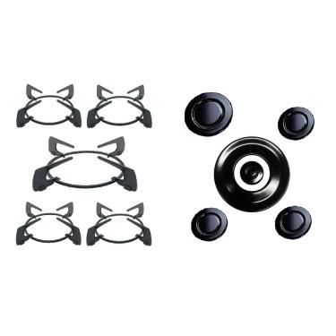 Imagem de Kit Grelha + Espalhador Para Cooktop Fischer Tripla Chama 5B