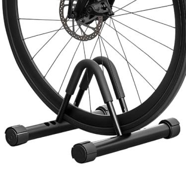 Imagem de Suporte Vertical para Bicicleta - Organização Vertical Ajustável Para Exterior,Suporte De Reparação De Bicicleta | Para Reparação Alinhamento De Pneus Exercício Armazenamento Casa Jardim