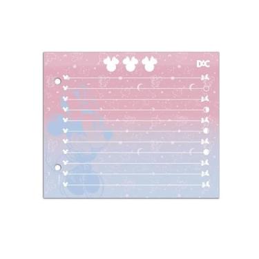 Imagem de DAC - Refil de Folhas para Fichário Mini Horizontal com 80 folhas Decoradas (90g) Minnie