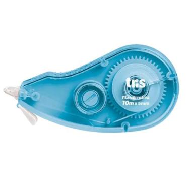 Imagem de Fita Corretiva Tris T010 10m - Tris, Azul