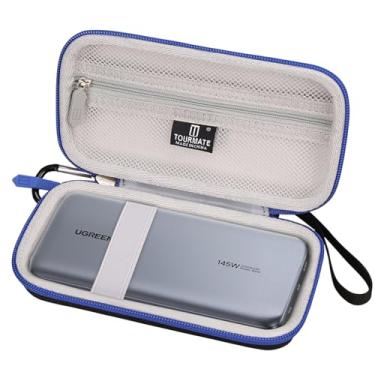 Imagem de Tourmate Capa rígida para UGREEN 20000mAh 100W - capa carregador portátil, preta, impermeável, à prova de choque, viagens, atividades ao ar livre