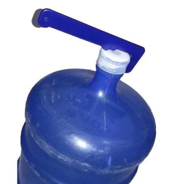 Imagem de Kit 10 Abridores De Tampa Para Garrafão De Água Mineral Cor Azul - Pla