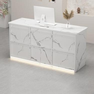 Imagem de Mesa de recepção pequena, mesa de recepção, balcão, balcão de varejo, mesa de recepção com balcão, recepção, balcão de recepção, balcão de loja, mesa de recepção, mesa de recepção em pé