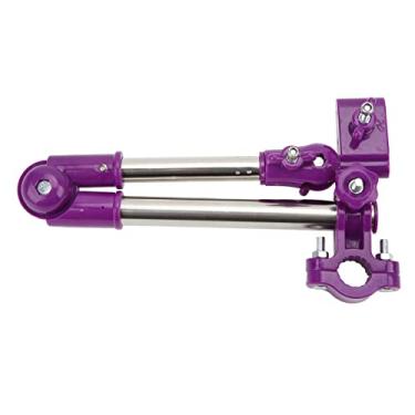 Imagem de aqxreight Suporte de Guarda-chuva de Aço Inoxidável Suporte de Guarda-chuva para Carrinho de Passeio Ao Ar Livre de 360 ​​graus Base de Vermelha Efetivamente Aço e Qual Sua Base de Serviço (Roxo