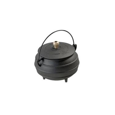 Imagem de Panela Caldeirão Tripé Tradição Ferro Fundido Com Tampa 2 L