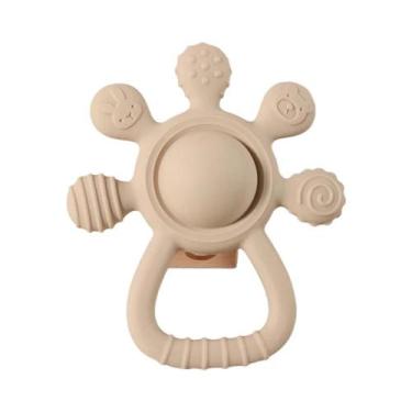 Imagem de Mordedor De Silicone Em Formato De Coelhinho Para Bebês, Brinquedo Seg