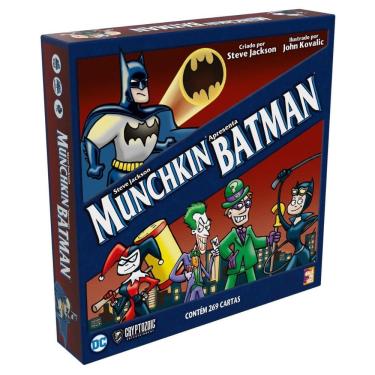 Imagem de Munchkin Batman Jogo De Tabuleiro Estratégico E Competitivo