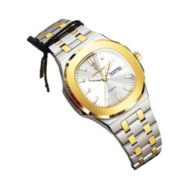 Imagem de Relógio De Quartzo Feminino Luminoso À Prova d'Água Em Aço Inoxidável,