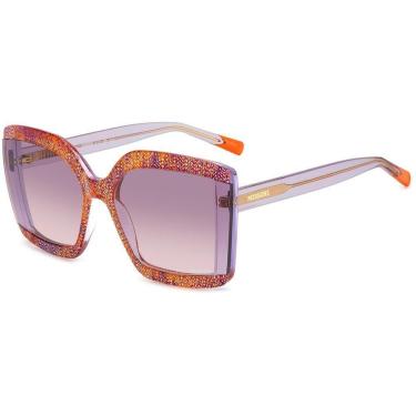 Imagem de Óculos de Sol Missoni Mis 0186/S SDH - Violeta Crystal 62-Feminino