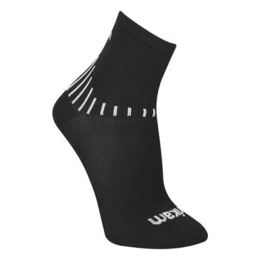 Imagem de Meia Rikam Cano Baixo Compressão, Preto, 34/39