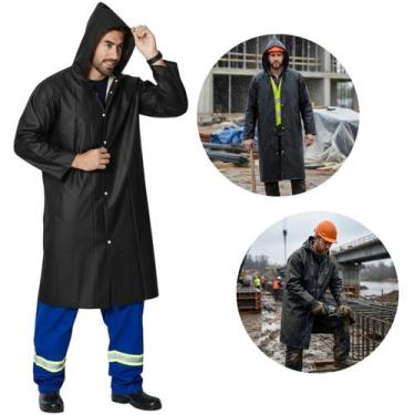 Imagem de Capa De Chuva Convencional PVC Forrado Standard Impermeável Brascamp, 