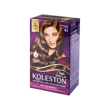 Imagem de Coloração Koleston 61 Louro Cinza Escuro - Wella, Louro Cinza Escuro