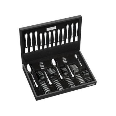 Imagem de Faqueiro Tramontina Inox 42 Peças Zurique 66986204 com Estojo, Inox, 4