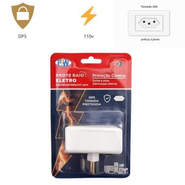 Imagem de Prote raio eletro 2 tomadas 127v - PW ELETRONICA