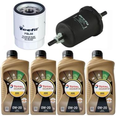 Imagem de Kit Revisão 4 Litros Óleo Total Future 0W20 + Filtro Óleo e Combustíve