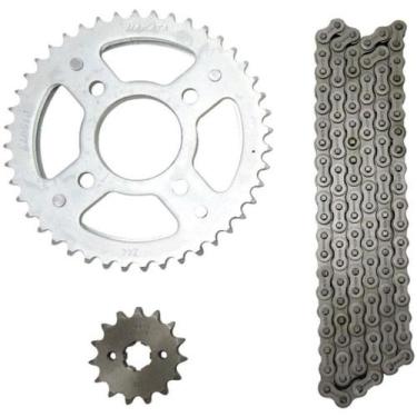 Imagem de Kit coroa e pinhão Honda Cg 160 Fan 2015 a 2018 Nakata