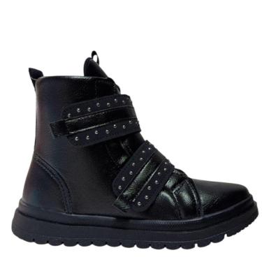 Imagem de BOTA INFANTIL COTURNO PAMPILI FLORA PRETO MODERNO 770006-Feminino