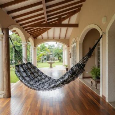 Imagem de Rede de Dormir e Descanso Casal Gigante Reforçada Indiana para Varanda