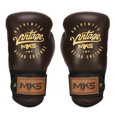 Imagem de Luva de Boxe Profissional em Couro MKS Vintage-Unissex