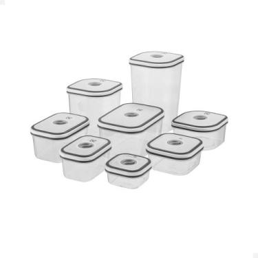Imagem de Kit Pote Hermetico Plástico 8 Unidades Electrolux A23119201