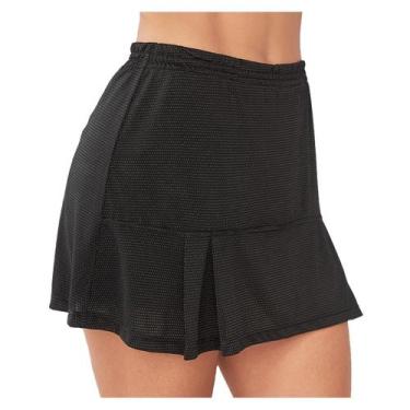 Imagem de Short Saia Fitness Delrio 690122 Esportivo Corrida Tênis Diva Fresh Se