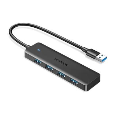 Imagem de Hub Usb 3.0 Ugreen 4 Portas Ultra Fino Adaptador PC Notebook