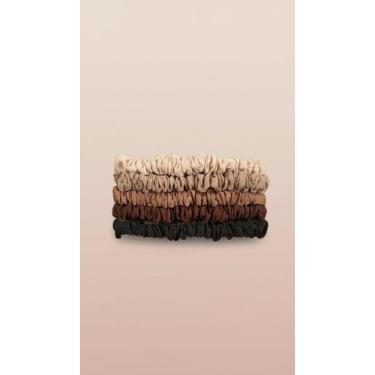 Imagem de Kit 5 Mini Scrunchies Elásticos de Cabelo - Congratulations Store